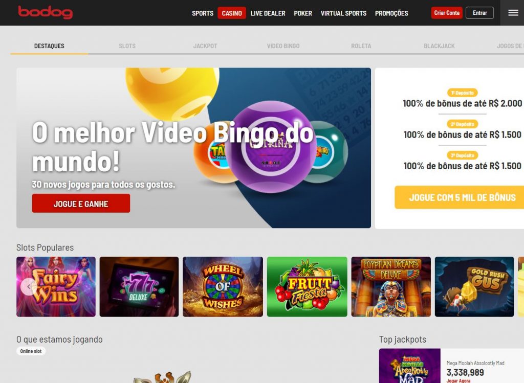 Juegos de casino de Bodog