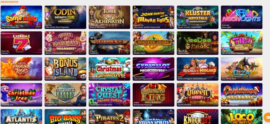 Máquinas tragamonedas, slots e tragaperras de Cashmio