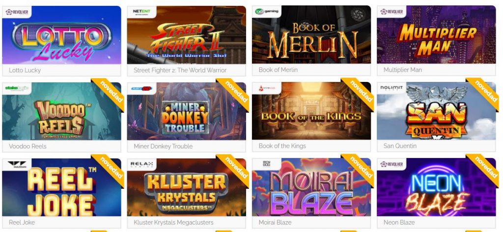 Máquinas tragamonedas, slots e tragaperras de Playzee