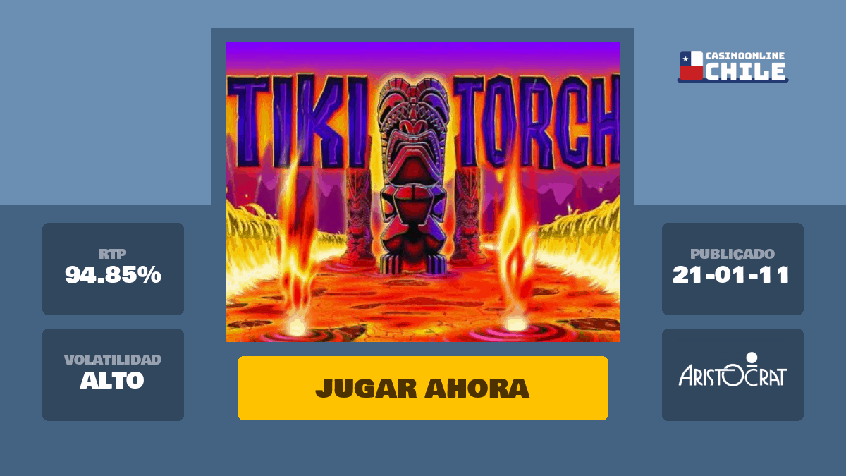 Tiki Torch Juega gratis online esta tragamonedas