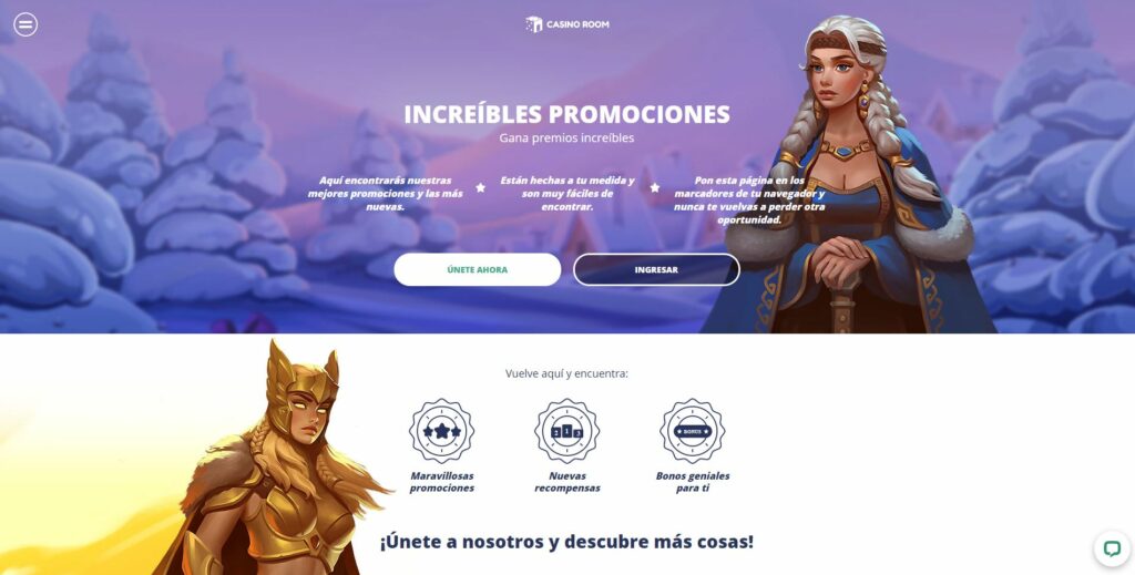 bono e promozione del Casino Room