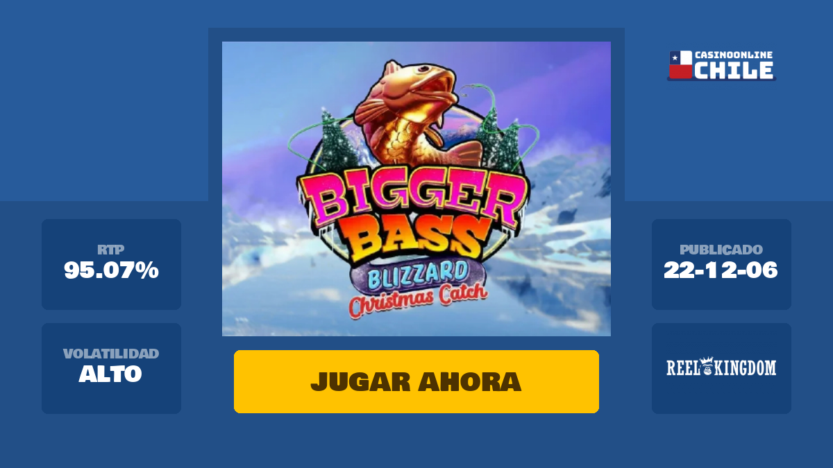 Bigger Bass Blizzard Christmas Catch Juega gratis online esta tragamonedas