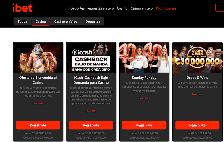 Las Mejores Promociones en ibet Casino