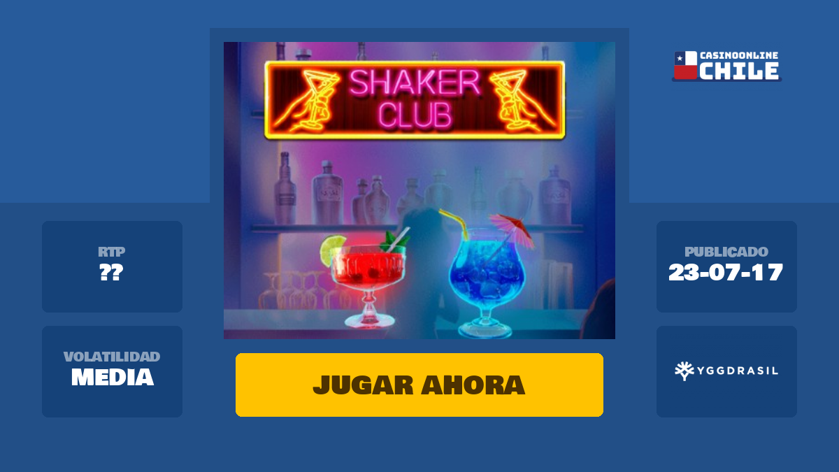 Shaker Club Juega gratis online esta tragamonedas